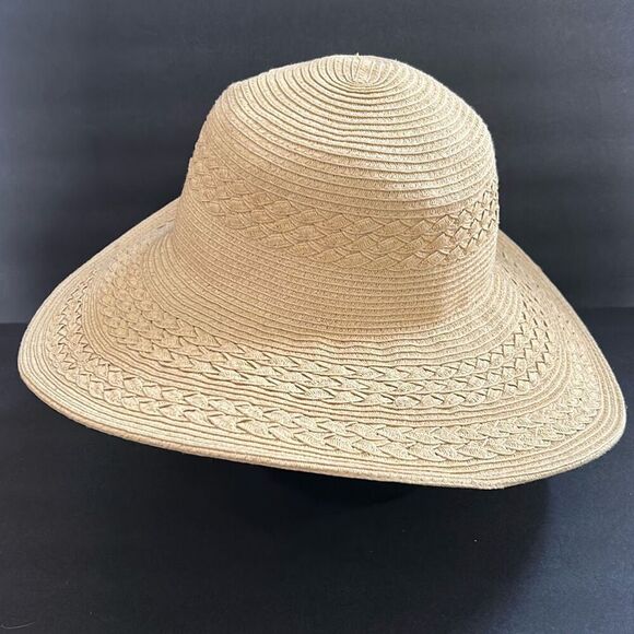Billabong Natural Straw Sun Hat Floppy Brim One Size Beach Pool Outdoors Gardeni - Picture 5 of 11